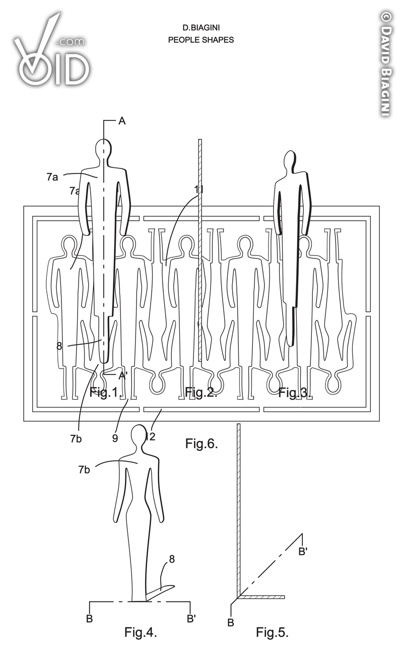 People Shapes Patent Drawings.